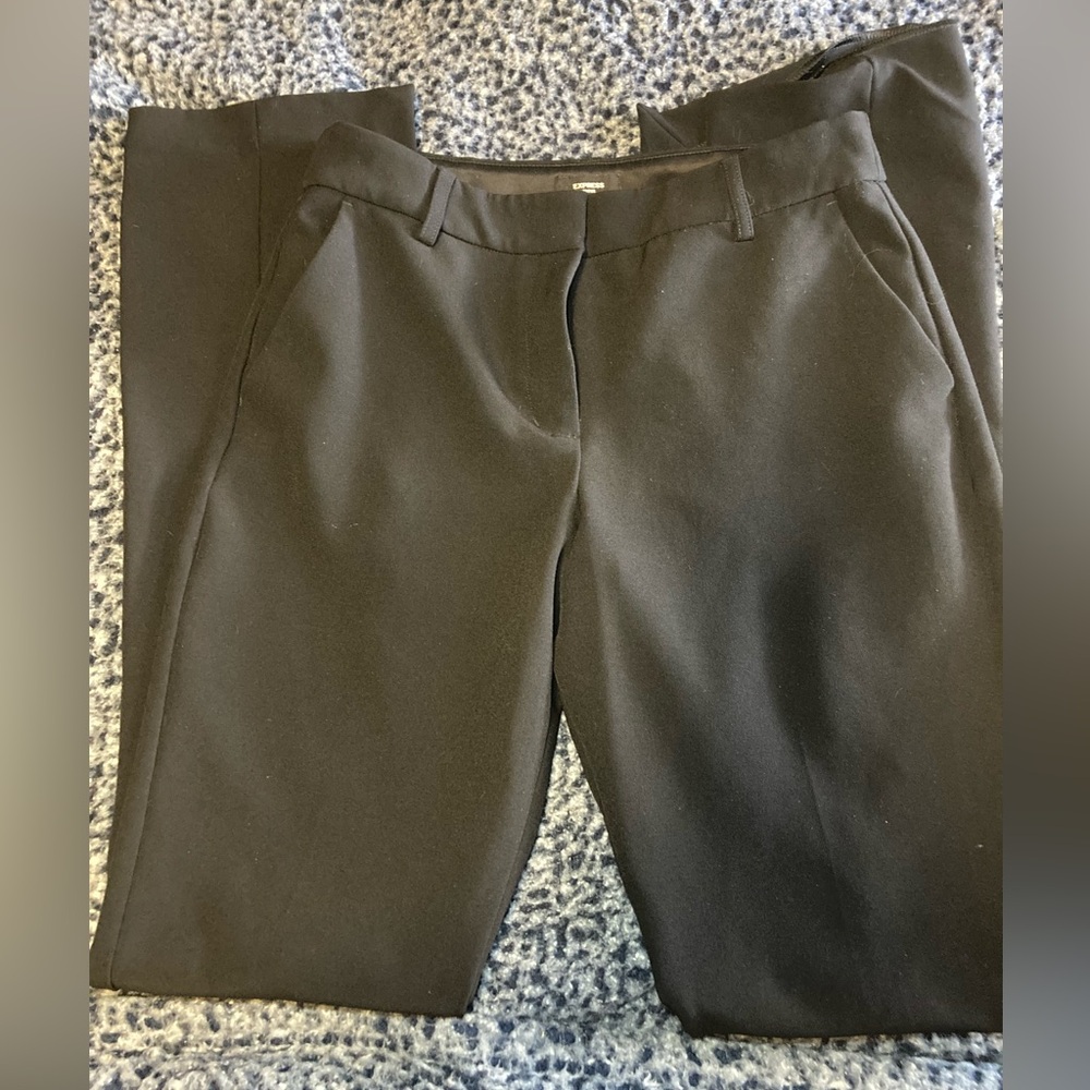 Express Women’s black suit pants.